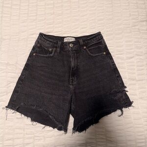 Black Abercrombie shorts